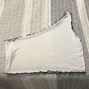 Asymmetrical one strap tank